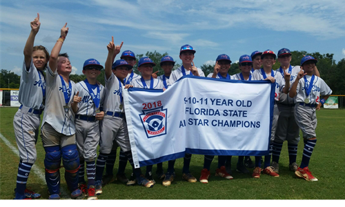 2018 Little League 9-10-11 Florida State Champions