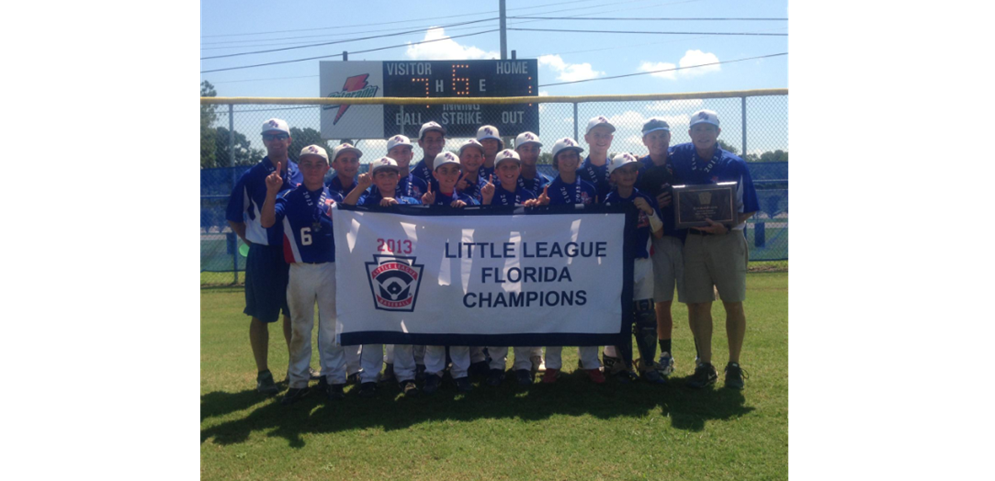 2013 State Little League Championship Team 