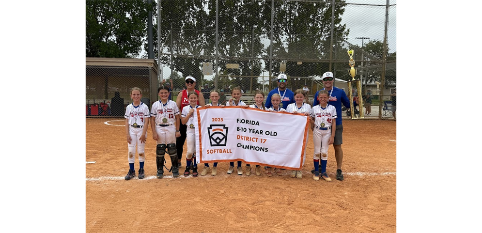 2025 8-10 Softball District Champions